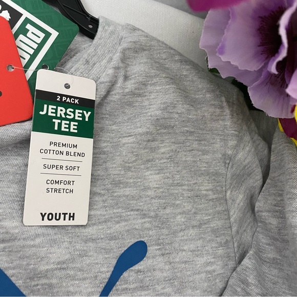 PUMA Boys 2 Pack Short Sleeve T-Shirts, NWT - Picture 5 of 6